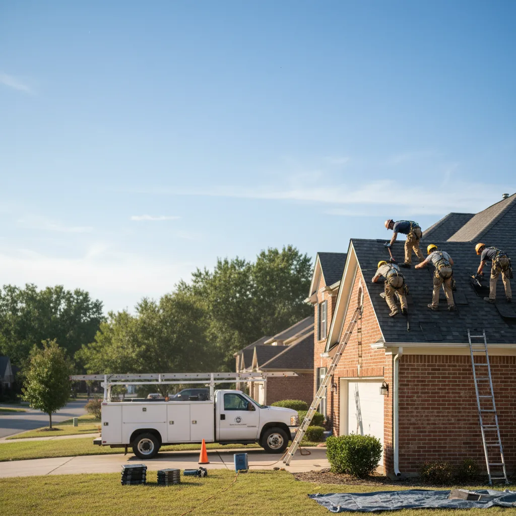 Roof Repair in Busy